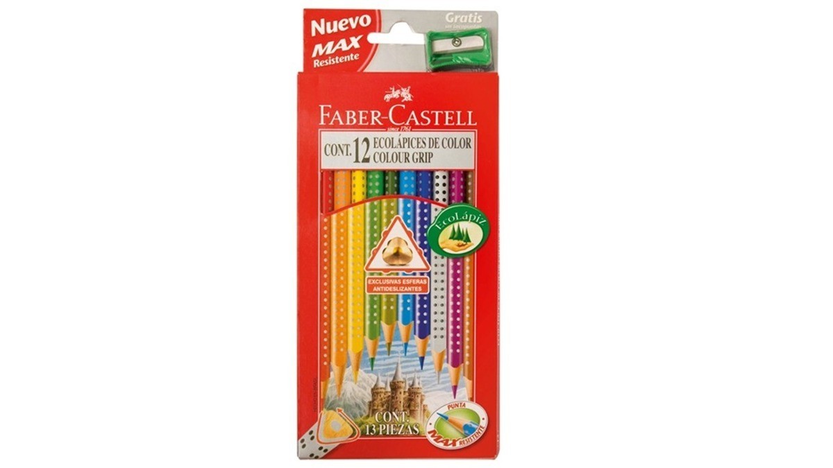 Lápices de colores Faber Castell Colour Grip x24