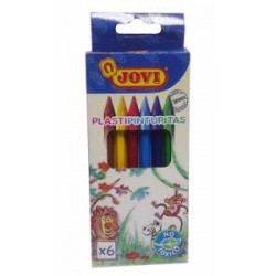 Crayones plastipinturitas JOVI X6