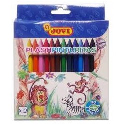 Crayones plastipinturitas JOVI X6