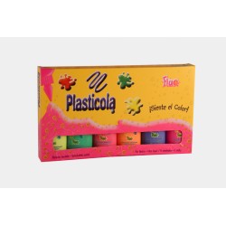 Adhesivo vinilico PLASTICOLA flou 40g x6