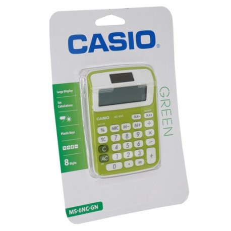 Calculadora CASIO MS-6NC-GN