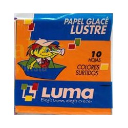 Papel glase LUMA Lustre x10hjs