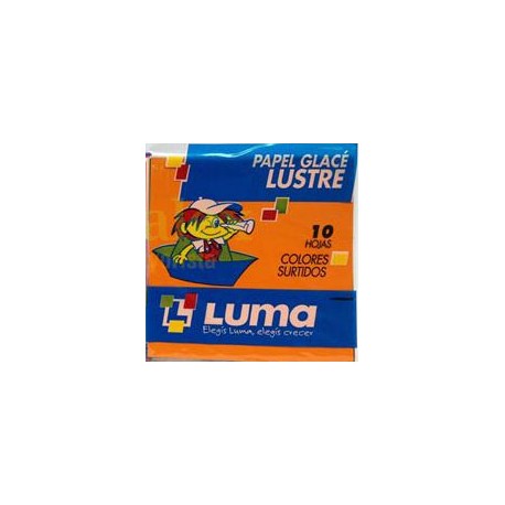 Papel glase LUMA Lustre x10hjs