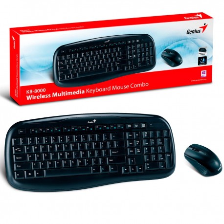 Teclado y mouse inalambrico GENIUS KB-8000X